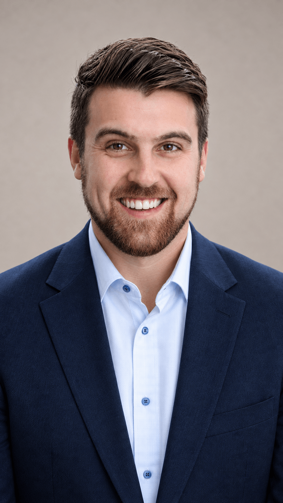 Studio portrait of Matthew Donohoe